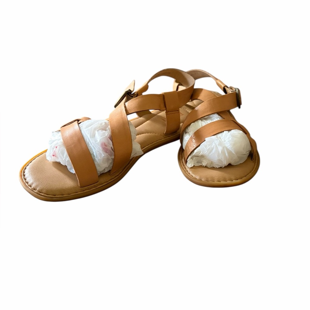 Born Ruben Bandid Leather Strappy Sandals